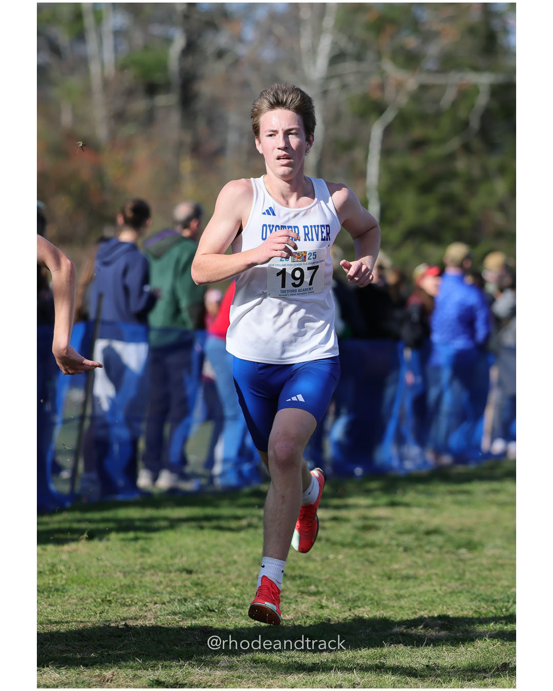 Cian Elly, Oyster River High School, P219, 19:16.74 - New England Cross Country State Championship - Thetford Vt - November 8, 2025 File: ./dir-2-Boys-Championship/251108-2025-New England-Cross-Country-Championships-Thetford-VT-730-296A2327.jpg Cian Elly, Oyster River High School, P219, 19:16.74 - New England Cross Country State Championship - Thetford Vt - November 8, 2025 – 2025…